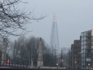 London Shard and cenotaphs